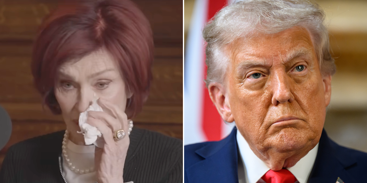 Sharon Osbourne breaks down in tears as she shares personal voicemail from Donald Trump after husband Ozzy's death