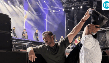 Ahead of his 60th birthday, Salman Khan shows how fit and flexible he still is. See pic from Da-Bangg Doha show