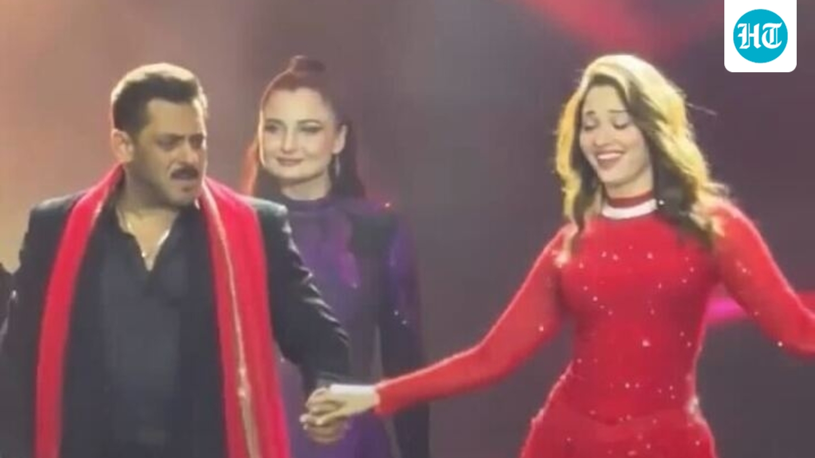 Salman Khan dances to Dil Diyan Gallan with Tamannaah Bhatia during Dabangg tour; internet calls it ‘cringe pro max’