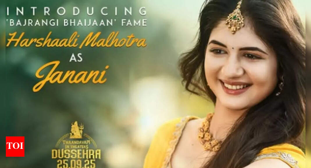 'Bajrangi Bhaijaan's Munni, Harshaali Malhotra to make big screen debut with Nandamuri Balakrishna 's 'Akhanda 2' - Reports |