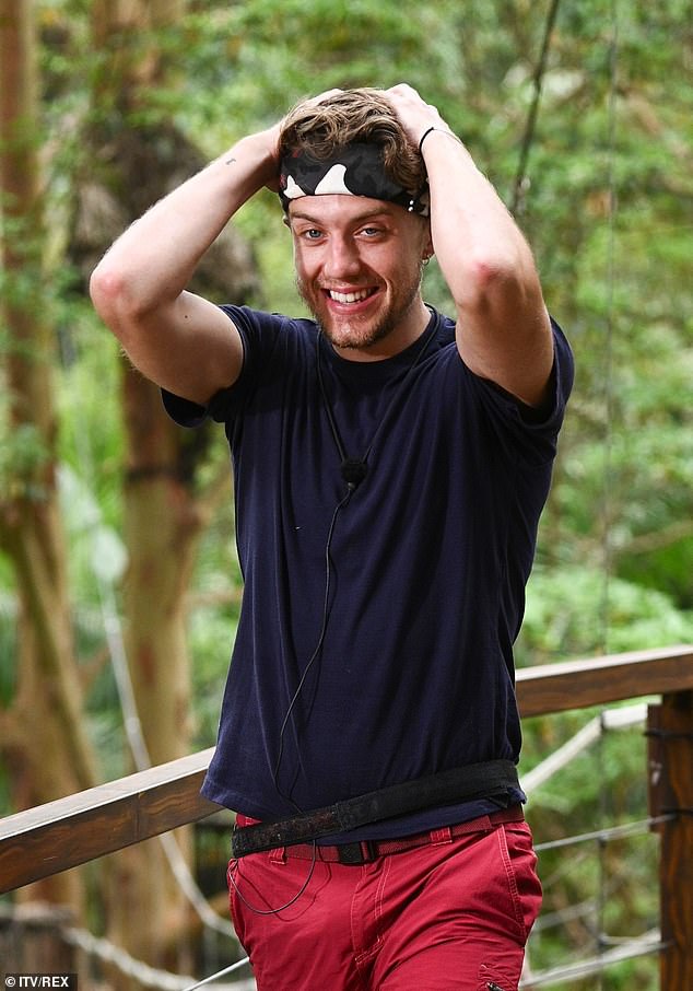Premium Rates Apply. Contact your account manager for pricing. Editorial use only Mandatory Credit: Photo by ITV/REX (10494678b) Roman Kemp finishes third 'I'm a Celebrity... Get Me Out of Here!' TV Show, Series 19, Australia - 08 Dec 2019