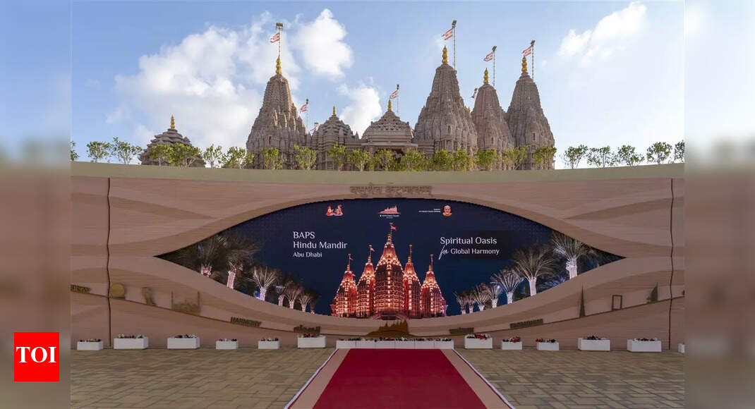 Abu Dhabi biggest Hindu Temple: BAPS leader urges doctors to reinvent healthcare | World News