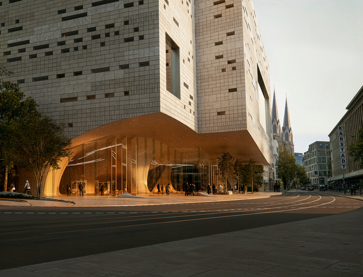 Snøhetta Reveals New Images of Winning Düsseldorf Opera House Design - Image 2 of 10