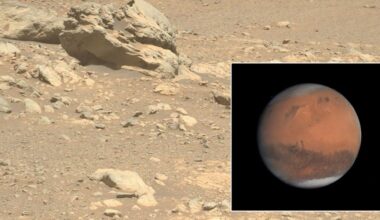 Space mystery leaves scientists baffled as rock found on Mars 'doesn't belong there'