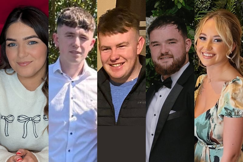 Five young friends died in a road crash in Co Louth over the weekend