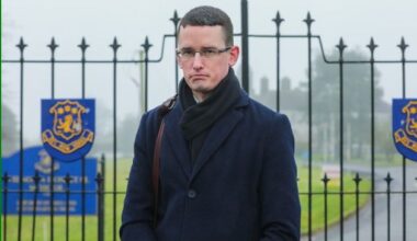 Enoch Burke comes out of hiding and goes to Wilson’s Hospital School