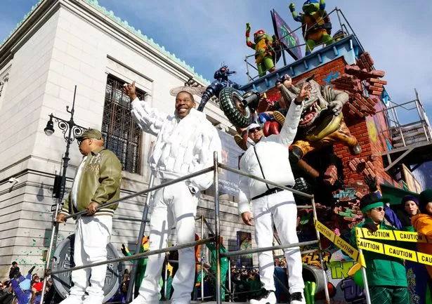 Busta Rhymes attends the 2025 Macy's Thanksgiving Day Parade 
