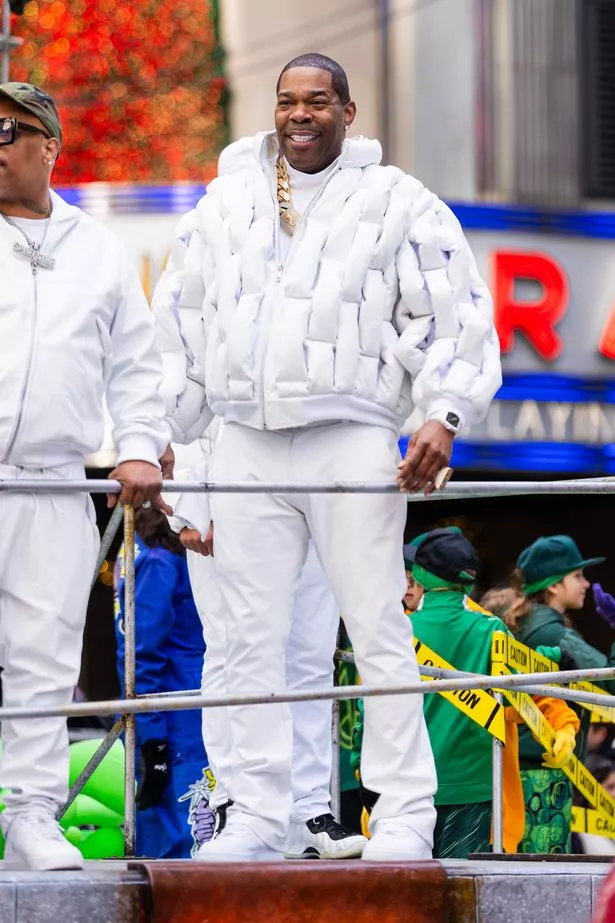 Busta Rhymes attends the 2025 Macy's Thanksgiving Day Parade 