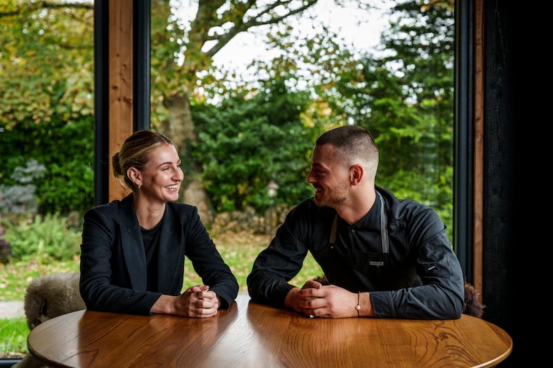 Lignum manager Molly Keane with chef and owner Danny Africano. Photograph: Tristan Hutchinson