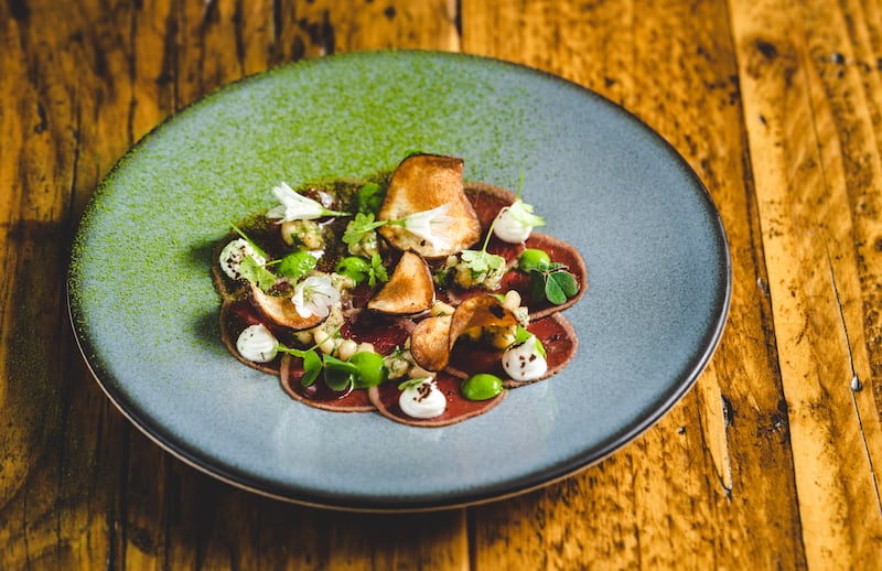 A dish from The Muddlers Club. Photograph: Elaine Hill