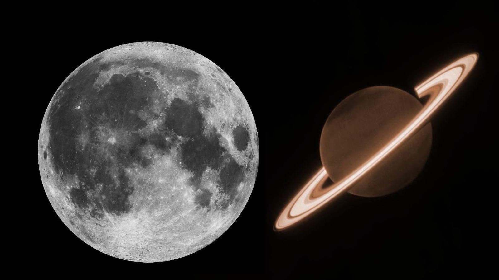 See The Moon And Saturn Shine Together In The Evening Sky This Weekend
