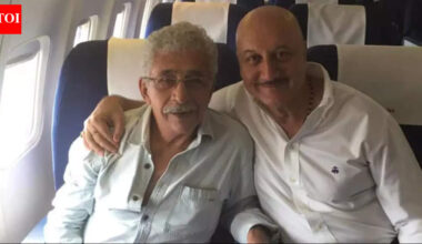 Anupam Kher addresses strained equation with Naseeruddin Shah, recalls public feud, ‘There is some kind of bitterness’ | Hindi Movie News