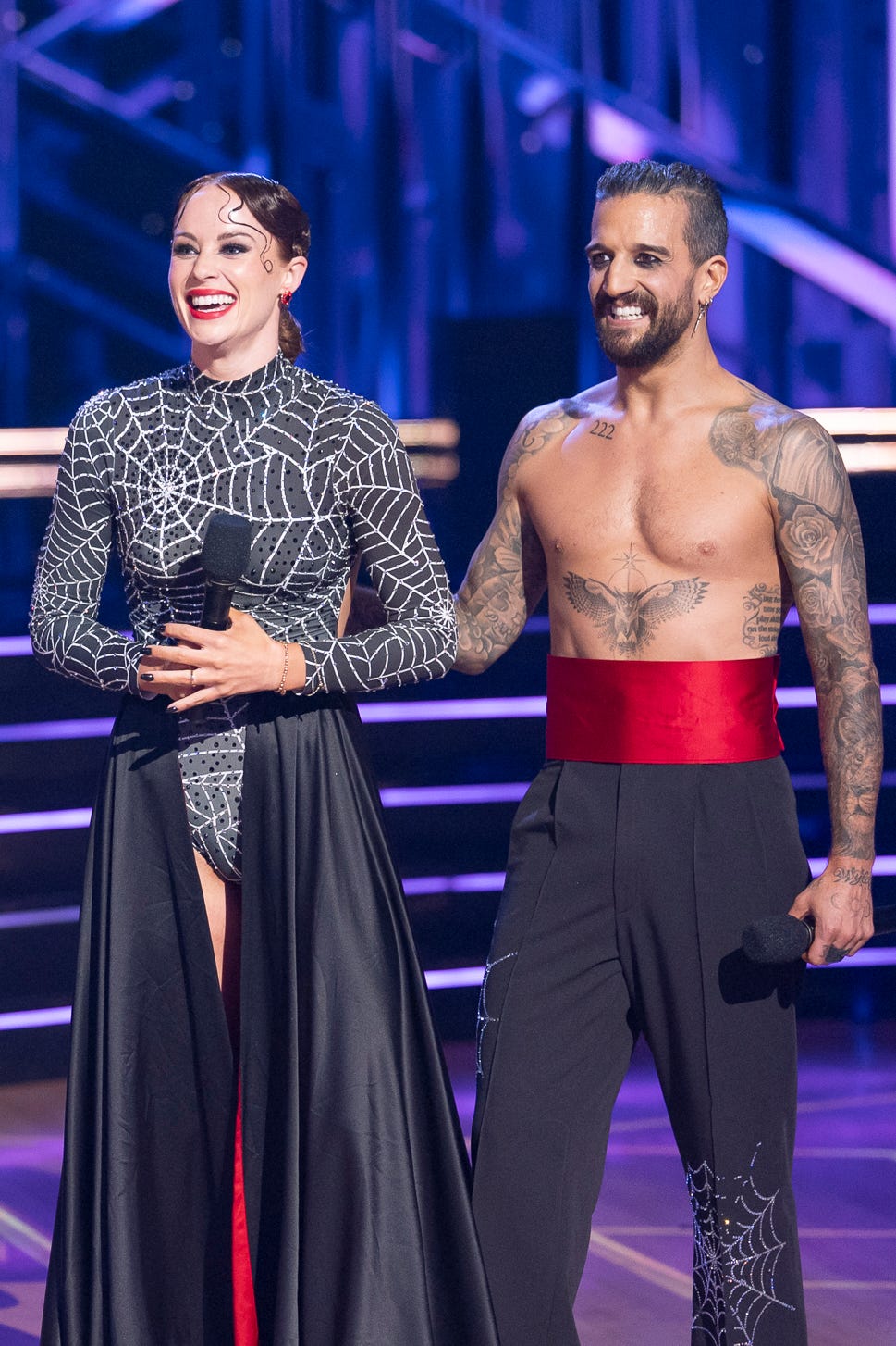 dancing with the stars “rock roll hall of fame night” get ready to rock! the remaining couples dance to classic hits celebrating the legends of rock. rock roll hall of fame inductee flavor flav joins the judges panel for a night packed with pure rock energy — yeah, boyee! tuesday, nov. 4 (8:00 10:02 p.m. est) on abc. (disney/christopher willard)alfonso ribeiro, whitney leavitt, mark ballas