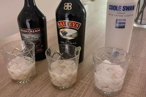 I tasted Baileys, Coole Swan and Aldi's Irish Cream 
