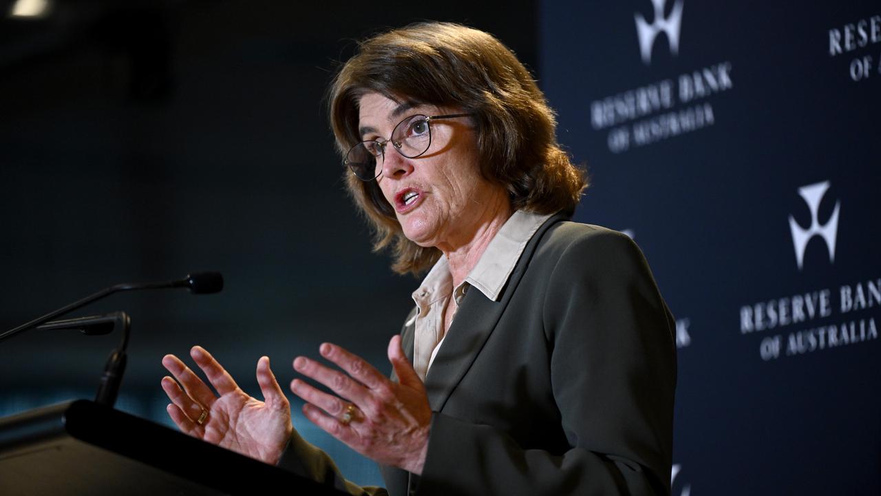 RBA governor Michele Bullock speaks in Sydney