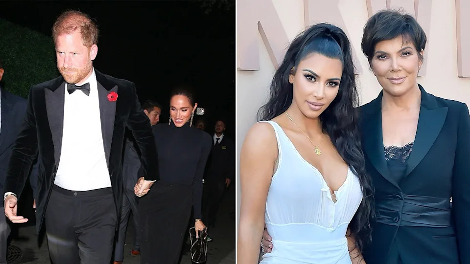 Prince Harry, Meghan Markle at Kris Jenner's birthday party