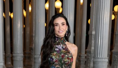 Demi Moore Dons a Floral Twist on the Naked Dressing Trend at the 2025 LACMA Art + Film Gala