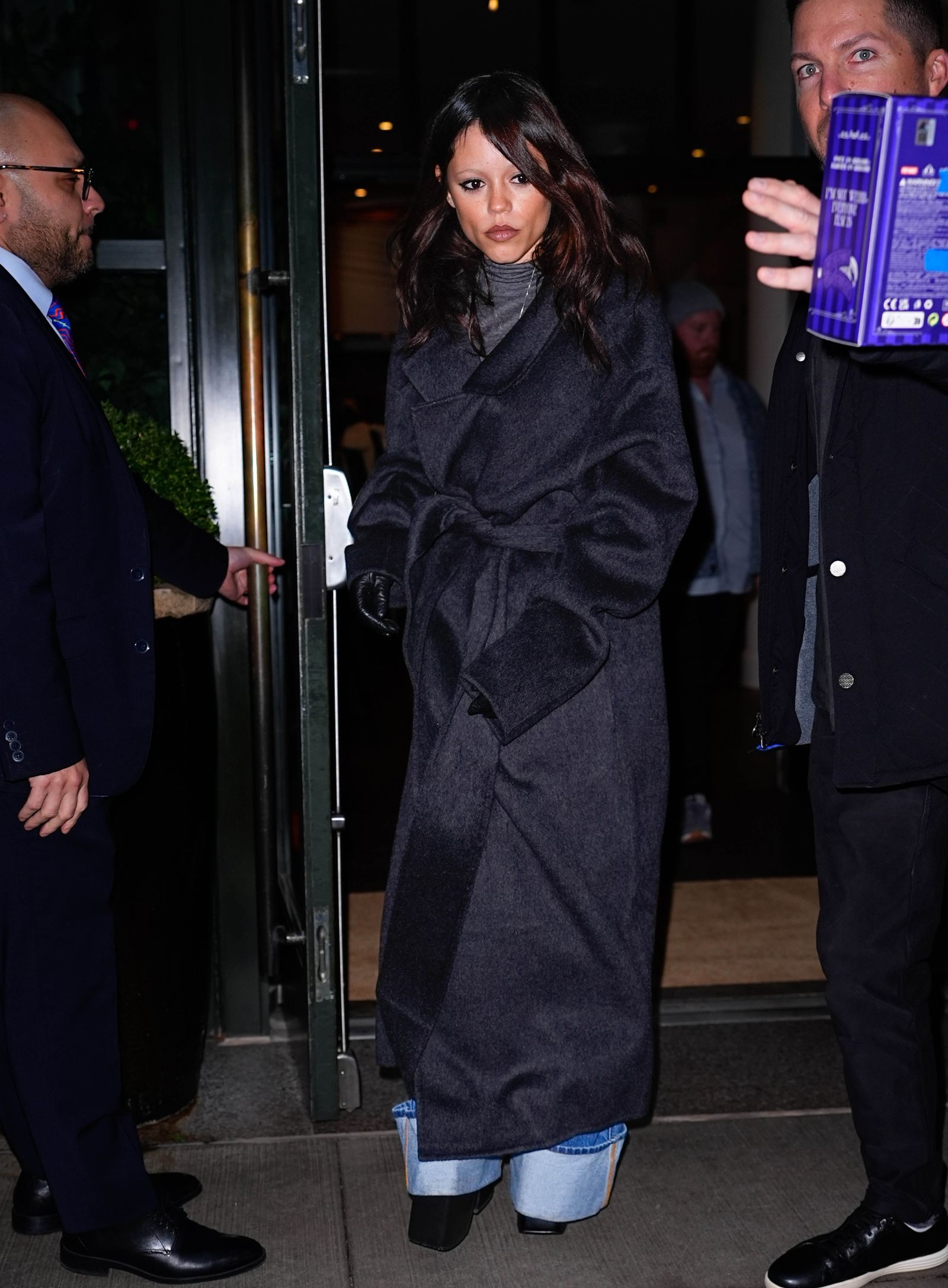 NEW YORK NY  NOVEMBER 11 Jenna Ortega is seen on November 11 2025 in New York City.