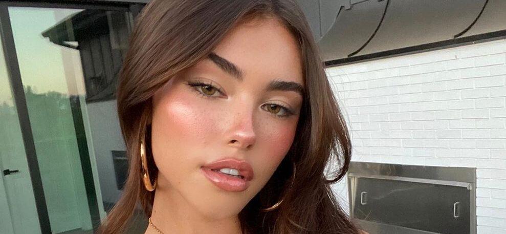 Madison Beer Narrowly Avoids Wardrobe Disaster In Ultra-High-Slit Gown