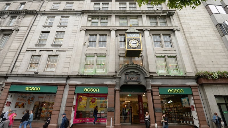 Eason’s flagship store on O’Connell Street, Dublin. Photograph: Dara Mac Donaill