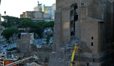 Worker rescued from partially collapsed medieval tower in Rome dies in hospital – The Irish Times