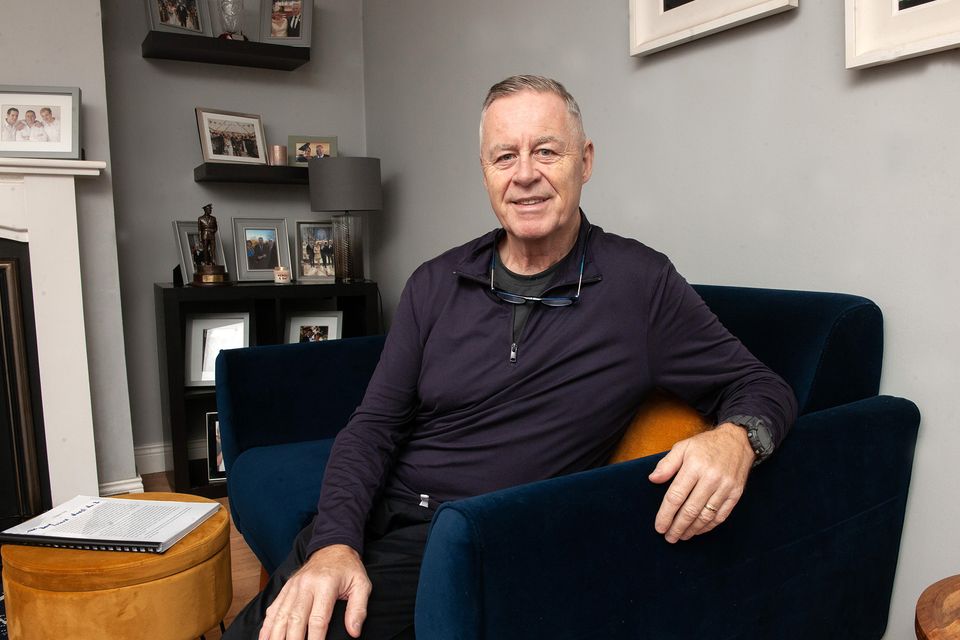 Author Dan O'Sullivan pictured in his home on Sunday. Pic: Jim Campbell
