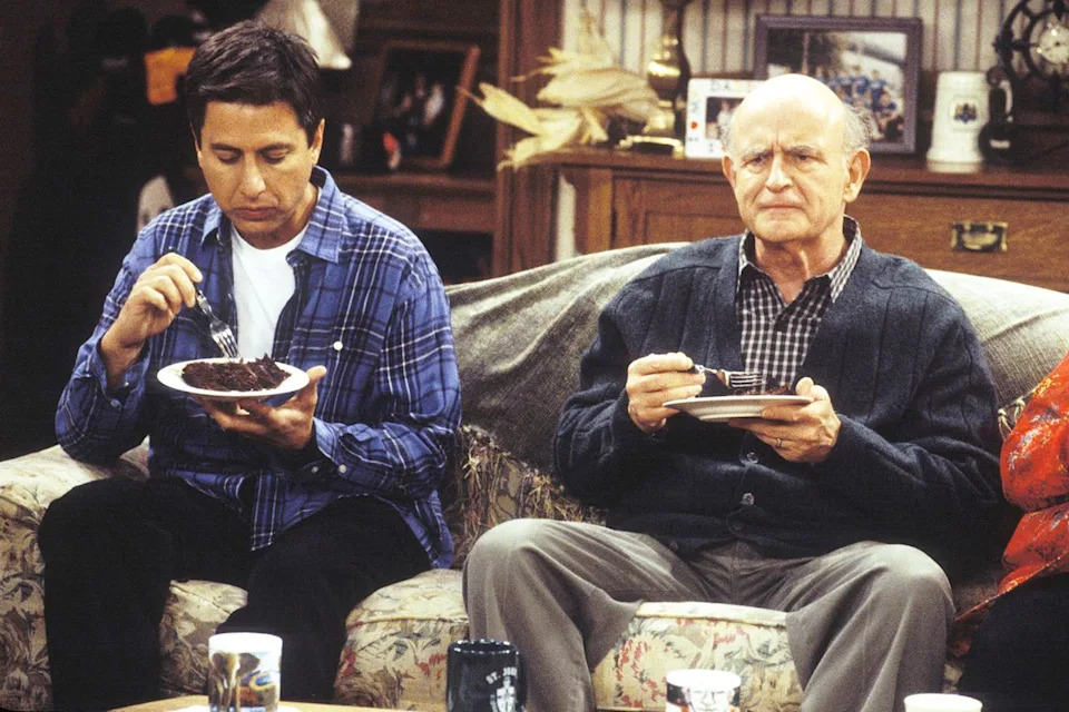 Hbo/Worldwide Pants Inc/Kobal/Shutterstock Ray Romano and Peter Doyle as Ray and Frank in