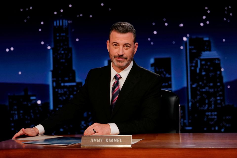 Jimmy Kimmel hosts his late night show 'Jimmy Kimmel Live!'. Photo: AP