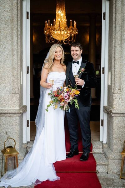 Adam and Sarah were married in Faithlegg Hotel Photo: David Murphy