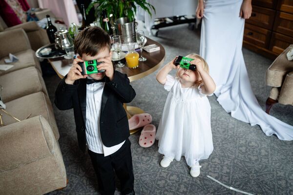 Adam and Sarah's two beautiful children, Noah and Sadie Photo: David Murphy