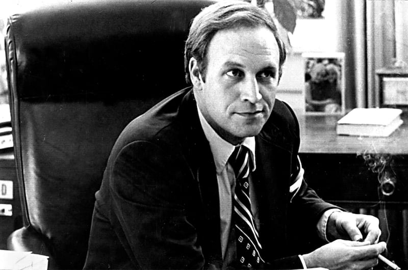 Dick Cheney, then White House chief of staff to president Gerald Ford, in 1975. Photograph: Jose R Lopez/The New York Times
                      
