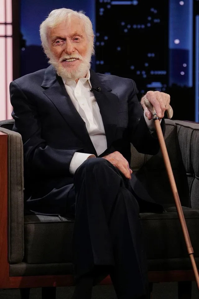 Disney/Randy Holmes Dick Van Dyke on ‘Jimmy Kimmel Live!’ in December 2024