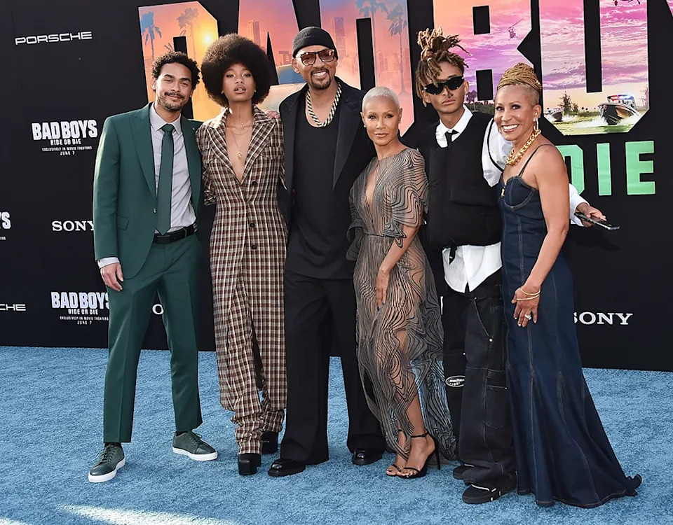 Trey Smith, Willow Smith, Will Smith, Jada Pinkett Smith, Jaden Smith, Adrienne Banfield-Norris, 2024