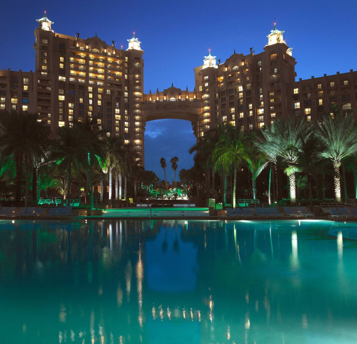 Atlantis Hotel on Paradise Island in the Bahamas.