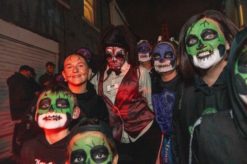 Members of Cork Art Link and the Blackpool Youth Club.