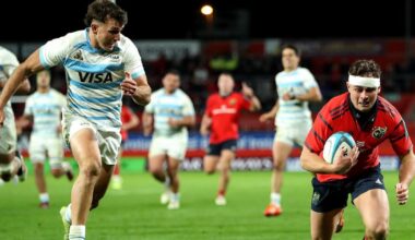 Butler shines as five-try Munster topple physical Argentina second-string