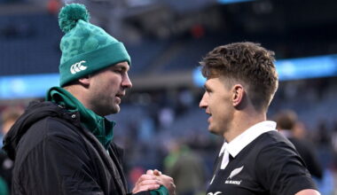 Andy Farrell questions how officials upgraded Tadhg Beirne yellow to red 