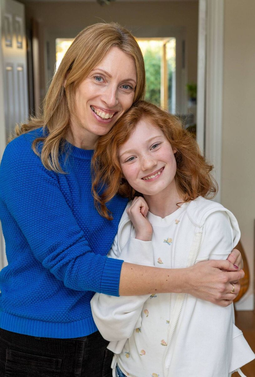 Linda Murray with her daughter Ellie at home in Monasterevin, Co. Kildare. Photo: Alf Harvey.