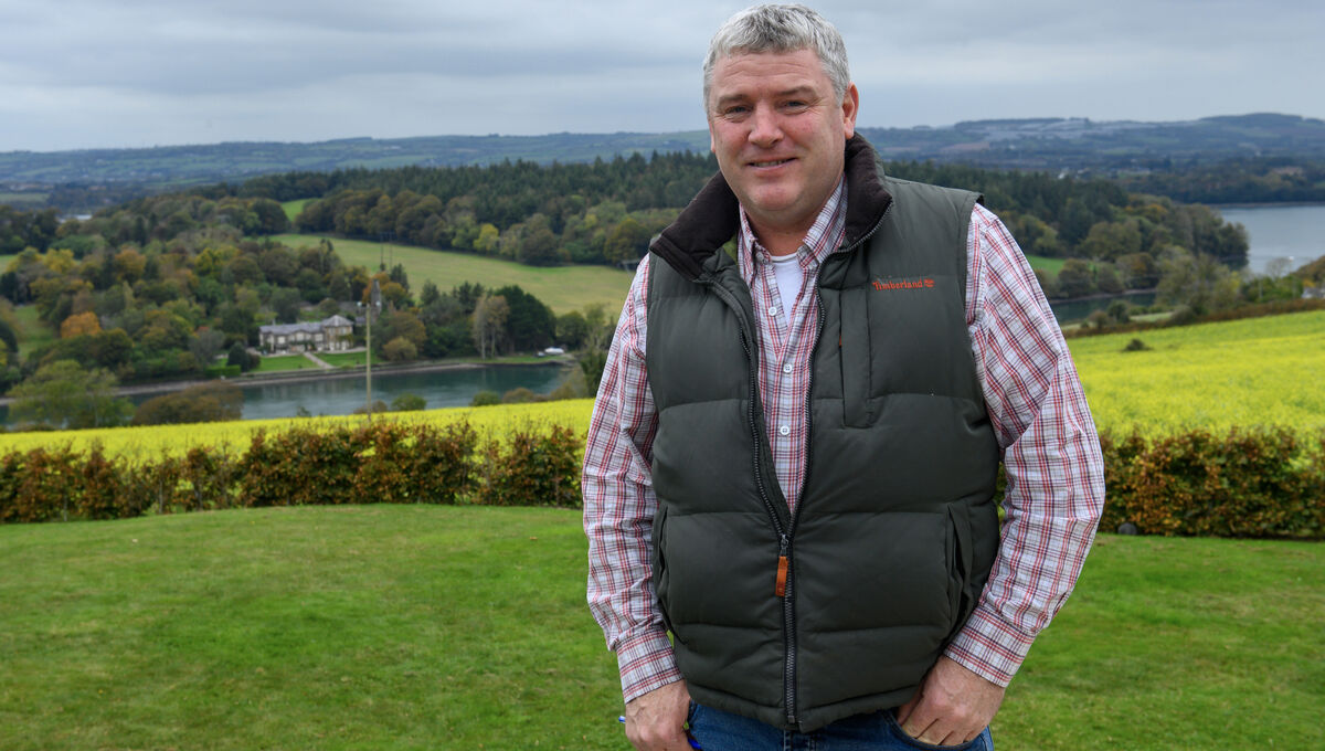 Robert Fitzsimmons at his East Farry Farm, Midleton, Co Cork. Strict biosecurity measures are now in place after an outbreak of bird flu in Ireland. Picture: Dan Linehan