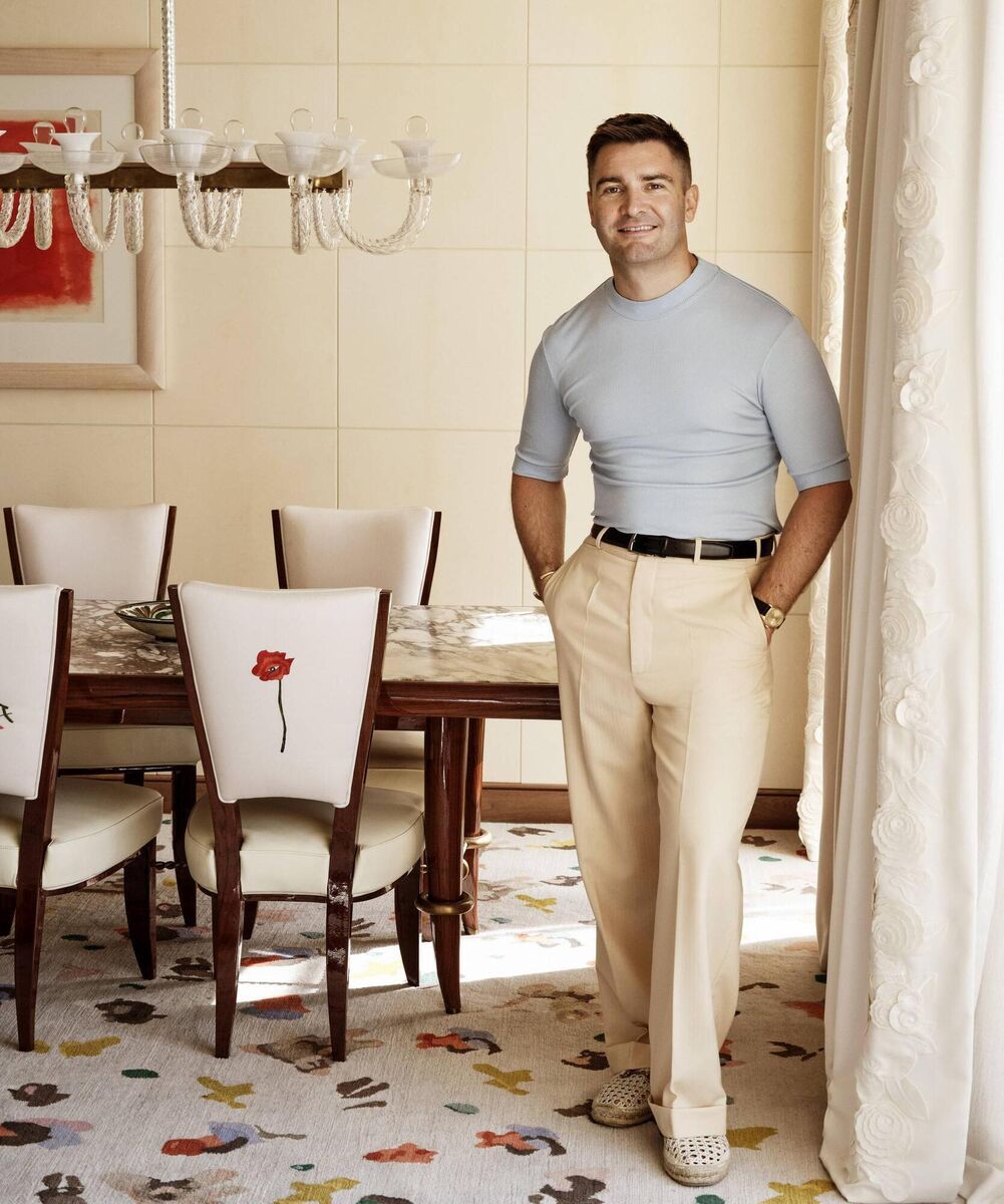 Interior designer Bryan O'Sullivan.