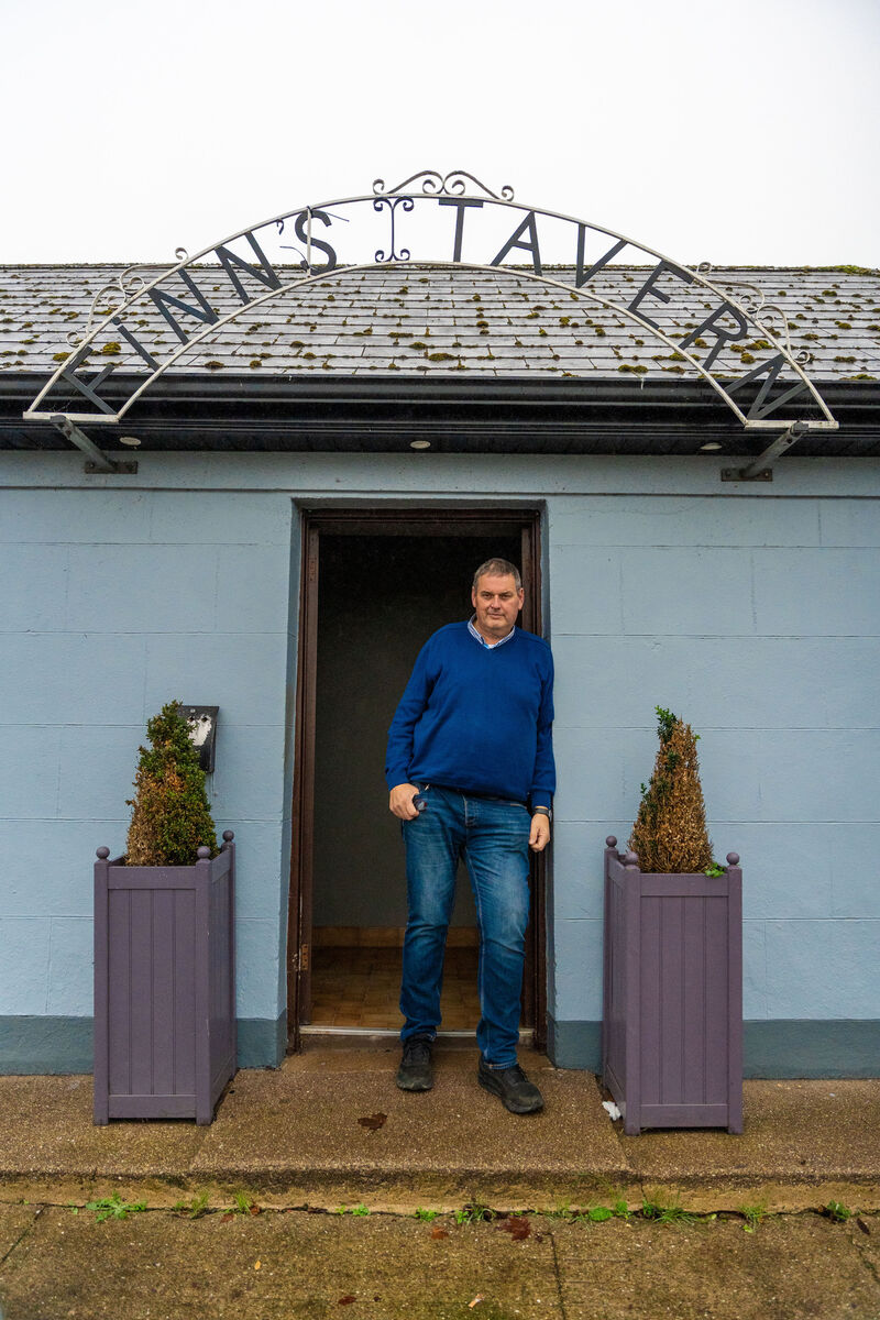 Gerard Finn outside his Bar Finn's Tavern in Ballymacoda. Picture by Noel Sweeney