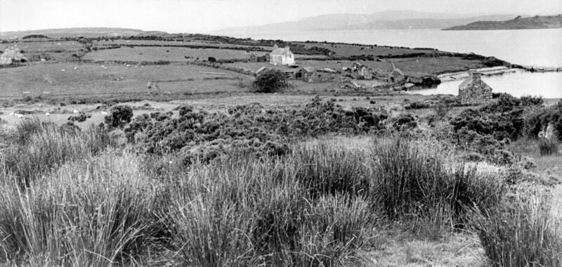 Paddy grew up on Horse Island in Roaring Water Bay pictured here in 1982.