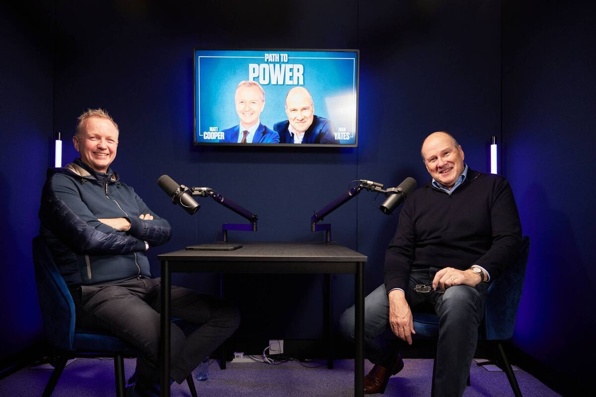 Former 'Path to Power' co-hosts Matt Cooper and Ivan Yates. 