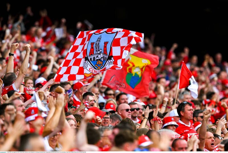Cork hurling supporters travel to Croke Park in huge numbers. Picture: Ray McManus/Sportsfile