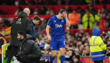 Seamus Coleman off early as Everton suffer bizarre red card