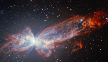 Stunning new picture of cosmic butterfly captured by telescope in Chile