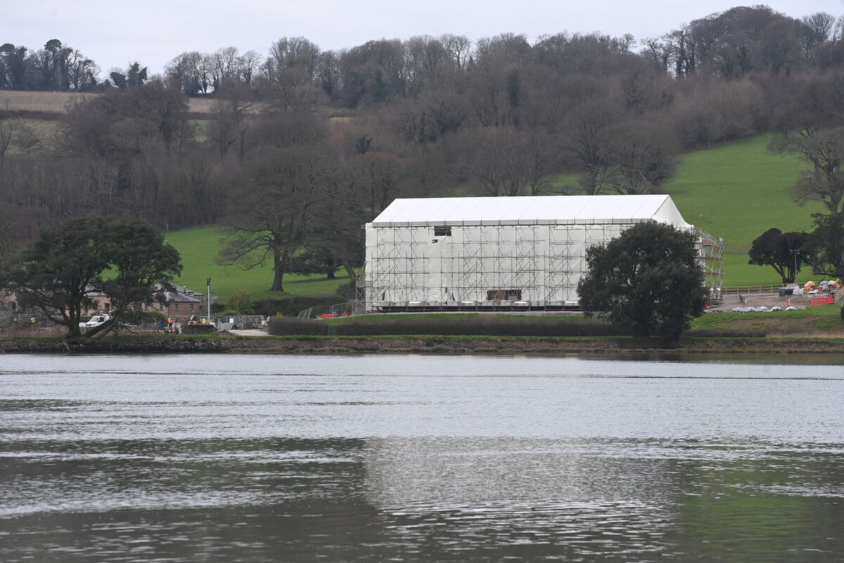 British billionaire James Dyson €30m Ballynatray House getting a makeover last December Pic Larry Cummins.