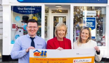 North Cork pharmacy pulls out all the stops for Jack and Jill Foundation  