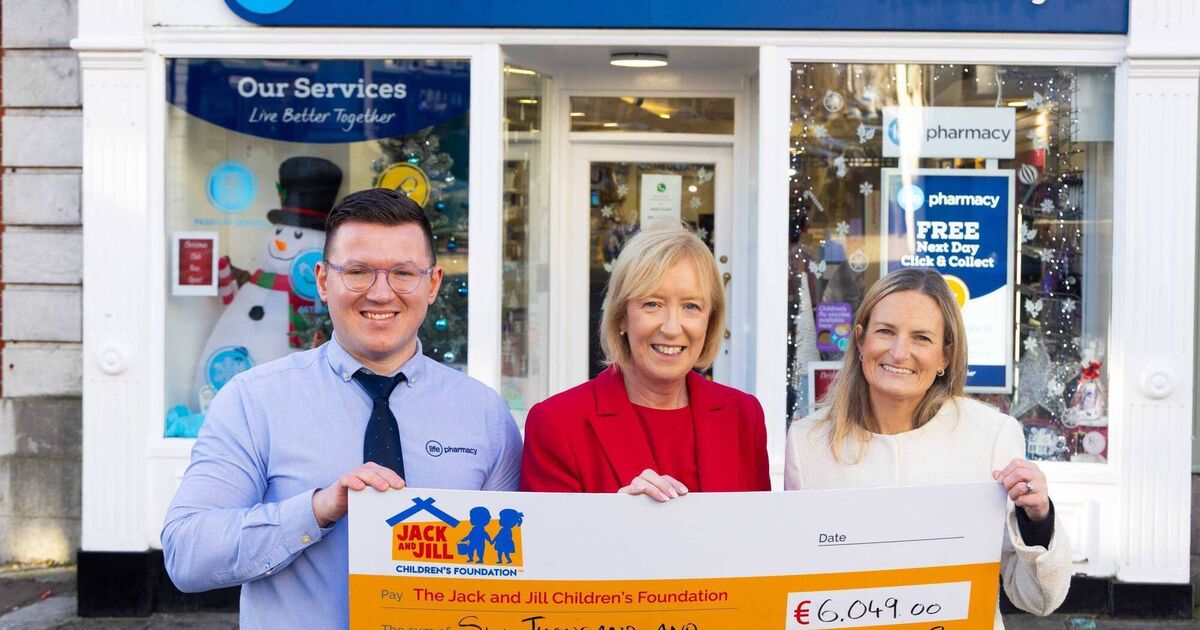 North Cork pharmacy pulls out all the stops for Jack and Jill Foundation  