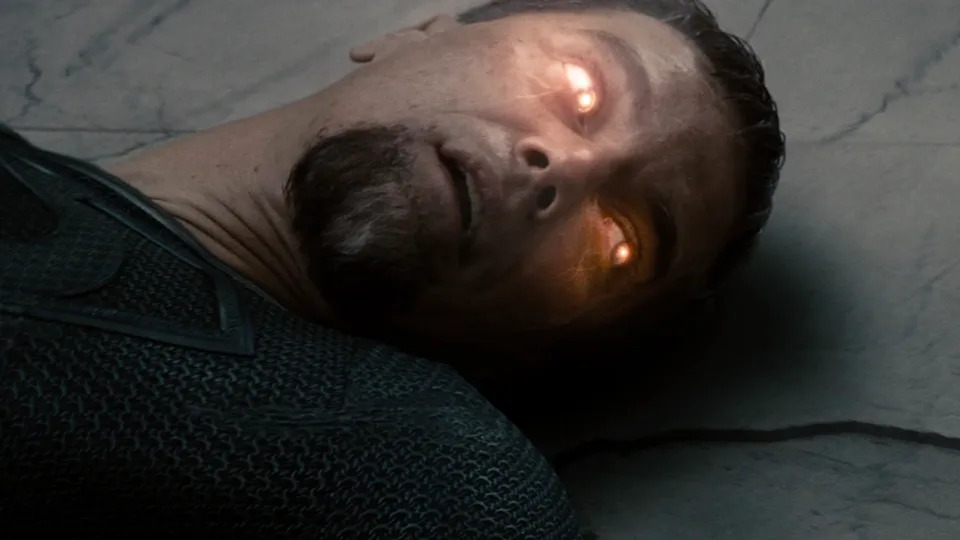 Zod's dead body after getting his neck cracked by Superman in Man of Steel
